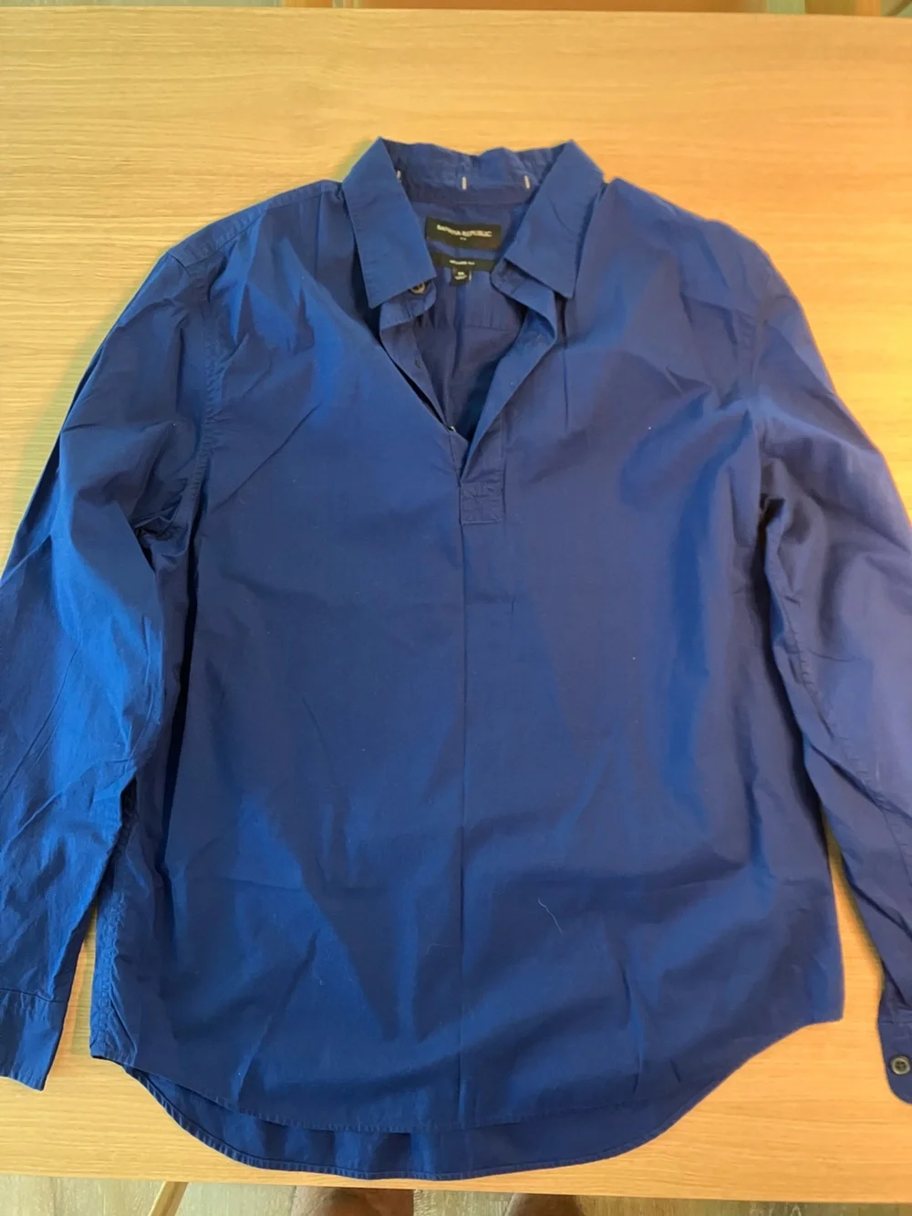 Banana Republic Cobalt Blue Lightweight Shirt